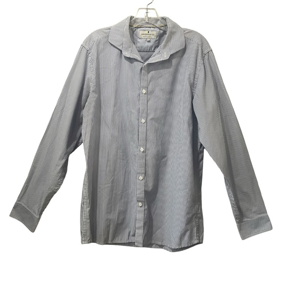 Larsson & Co Long Sleeve shirt Button Down Men’s Size 16 1/2 Dress - Picture 1 of 6